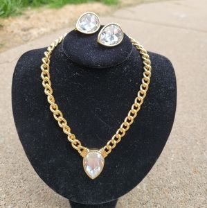 Vintage Swarovski Necklace Earring Set